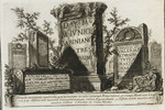 Vignette mit Grabdenkmälern