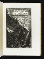 Titelblatt: Beschreibung und Zeichnung des Entwässerungskanals des Albaner Sees