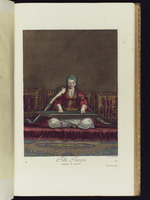 Türkisches Mädchen, Kanun spielend