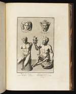 Medusen- und Satyrkopf, Statuetten des Apollo und eines Stayrn