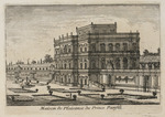 Vignette mit Ansicht der Villa Doria Pamphilj
