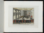 Huldigungszeremonie vor Kaiser Leopold II. im Rittersaal