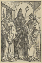 Die heiligen Stephanus, Sixtus und Laurentius