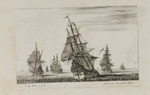 Seestück mit acht Segelschiffen