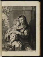Das Christuskind umarmt Maria