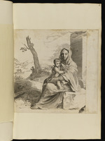 Die Jungfrau Maria mit Jesuskind zwischen Ruinen