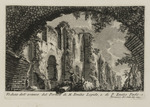 Ansicht der Überreste der Porticus von M. Aemilius Lepidus und von P. Aemilius Paolo
