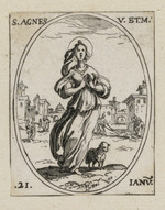 Die Hl. Agnes, Jungfrau und Märtyrerin