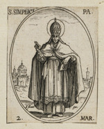 Der Hl. Simplicius, Papst