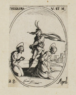 Die Hl. Theodora, Jungfrau und Märtyrerin