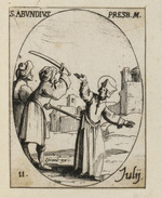 Der Hl. Abundius, Priester und Märtyrer
