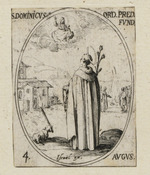 Der Hl. Dominikus, Gründer des Ordens der Predigerbrüder
