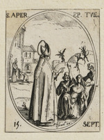 Der Hl. Aper, Bischof von Toul