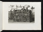 Marmorsarkophag mit Taten des Herkules, umgeben von Öllampen
