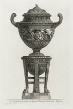 Vase auf einem Dreifuß