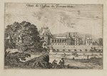 Ansicht des Schlosses von Fontainebleau