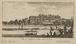 Ansicht des Schlosses von Chaillot in der Nähe von Paris