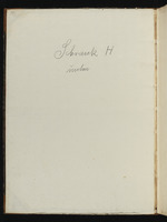 Recueil de Watteau. III. Part., Einband Vorderdeckel innen