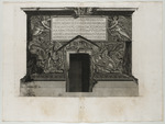Piedestal, Tür und Inschriften der Trajanssäule