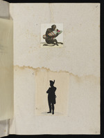 1. a. Napoleon (Karrikatur) Tuschzeichnung / b. ,, Blatt auf beiden Seiten betuscht.