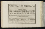 Titelblatt: Die Bilder der Galleria Farnese