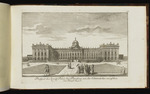Prospect des Königl: Palais bei Potsdam, von der Colonnade her, anzusehen. Die Haupt-Façade