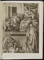Sacra Conversazione mit Johannes dem Täufer, der Heiligen Katharina von Alexandria und dem Heiligen Antonius