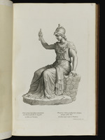 Statue der sitzenden Minerva
