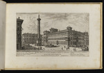 Andere Ansicht der Piazza Colonna, durch Papst Alexander VII. geebnet und vergrößert
