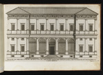 Fassade der Villa Farnesina