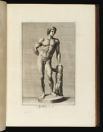Statue des Apollo, auf einen Baumstumpf mit Eidechse gestützt