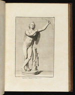 Statue des Cupido, den Bogen spannend