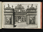 Eingangsbogen mit Städtedarstellungen für die Medici-Hochzeit
