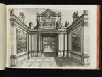 Eingangsarchitektur mit Schlachtendarstellungen für die Medici-Hochzeit