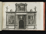 Eingangsbogen mit Krönungsdarstellungen für die Medici-Hochzeit