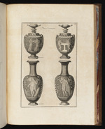 Lebes Gamikos und Amphora in Vorder- und Rückansicht