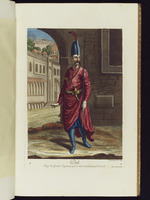 Peik, Page des Sultans, der ihm beim Ausgehen zu Fuß folgt
