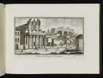 Ansicht des Tempels des Antoninus Pius und der Faustina