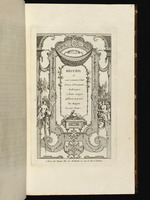 Titelblatt für "Recueil de cent soixant et huit frises d
