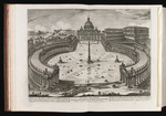 Ansicht der Basilika und Piazza S. Peter im Vatikan