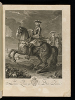 Ludwig XV. zu Pferd