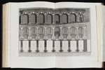 Plan der von Domitian errichteten Käfige für die wilden Tiere im Amphitheater
