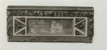 Vignette bestehend aus einer Grabinschrift